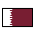 flag: Qatar on platform OpenMoji