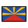flag: Réunion on platform OpenMoji