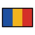 flag: Romania on platform OpenMoji