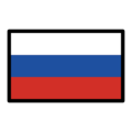 flag: Russia on platform OpenMoji