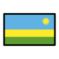 flag: Rwanda on platform OpenMoji