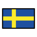 flag: Sweden on platform OpenMoji
