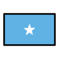 flag: Somalia on platform OpenMoji