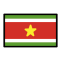flag: Suriname on platform OpenMoji