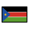 flag: South Sudan on platform OpenMoji