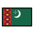 flag: Turkmenistan on platform OpenMoji