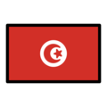 flag: Tunisia on platform OpenMoji