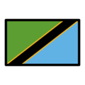 flag: Tanzania on platform OpenMoji
