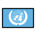 flag: United Nations on platform OpenMoji