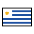 flag: Uruguay on platform OpenMoji