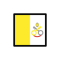 flag: Vatican City on platform OpenMoji