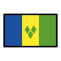 flag: St. Vincent & Grenadines on platform OpenMoji