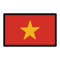 flag: Vietnam on platform OpenMoji