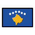 flag: Kosovo on platform OpenMoji