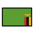 flag: Zambia on platform OpenMoji
