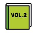 green book on platform OpenMoji