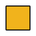orange square on platform OpenMoji