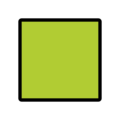 green square on platform OpenMoji