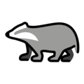 badger on platform OpenMoji