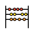 abacus on platform OpenMoji