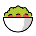 green salad on platform OpenMoji