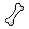 bone on platform OpenMoji