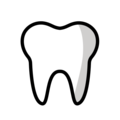 tooth on platform OpenMoji