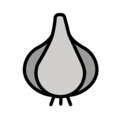 garlic on platform OpenMoji