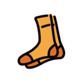 socks on platform OpenMoji