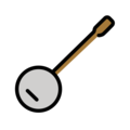 banjo on platform OpenMoji