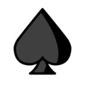 spades on platform OpenMoji