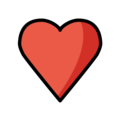 heart suit on platform OpenMoji