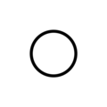 white circle on platform OpenMoji