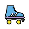 roller skate on platform OpenMoji