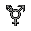 transgender symbol on platform OpenMoji