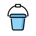 bucket on platform OpenMoji