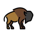 bison on platform OpenMoji