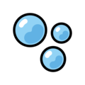 bubbles on platform OpenMoji