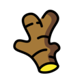 ginger root on platform OpenMoji