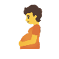 pregnant person on platform Sample