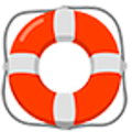 ring buoy on platform Sample