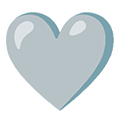 grey heart on platform Sample