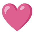 pink heart on platform Sample