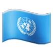 flag: United Nations on platform Samsung