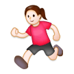 woman running on platform Samsung
