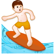 man surfing on platform Samsung