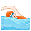 woman swimming on platform Samsung