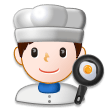 man cook on platform Samsung