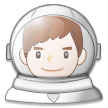 man astronaut on platform Samsung