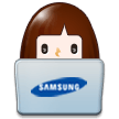 woman technologist on platform Samsung